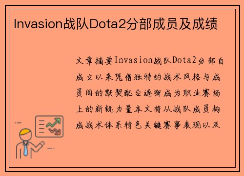 Invasion战队Dota2分部成员及成绩
